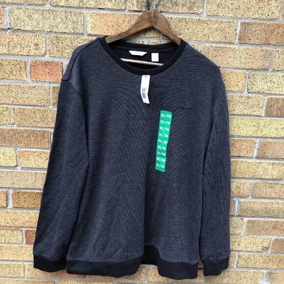 Brand New With Tags Calvin Klein Sweater Crewneck XL Gray - Picture 5 of 6